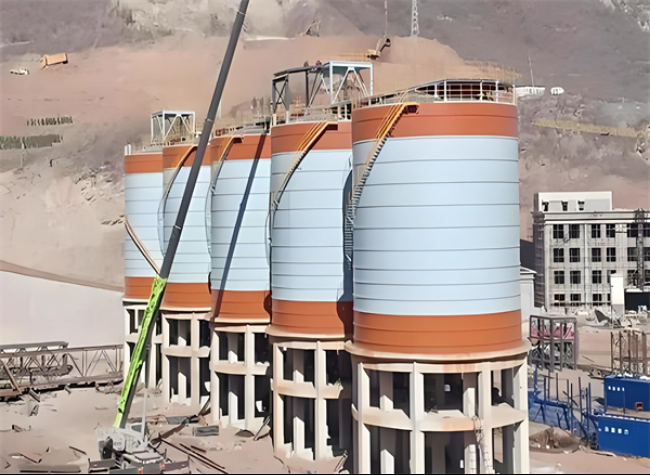 本号镇高架钢板仓